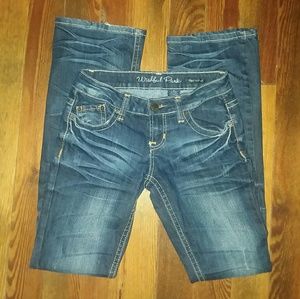 Wishful park denim bootcut jeans